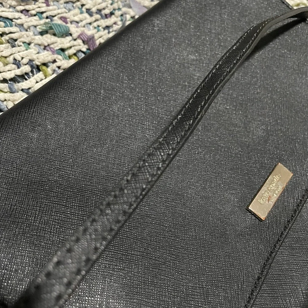 Kate Spade Black Alek Crossbody Charlotte Street‎ Tilden Place Leather satchel